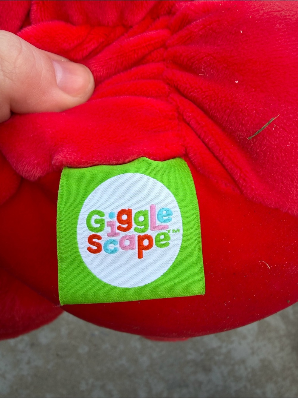 Gigglescape Raspberry Plush Stuffed Animal - Picture 3 of 3